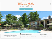 Tablet Screenshot of myvillalajolla.com